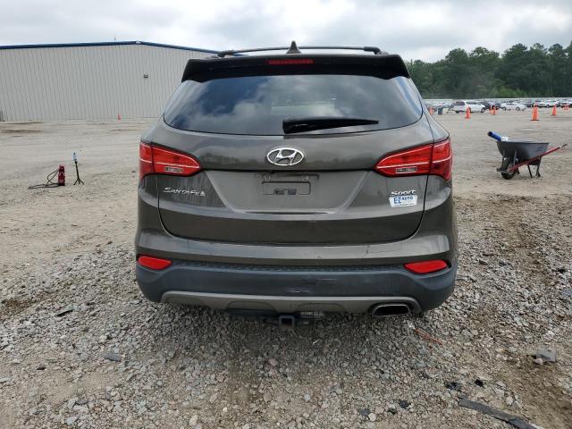 5XYZU3LB4EG213903 - 2014 HYUNDAI SANTA FE S GRAY photo 6