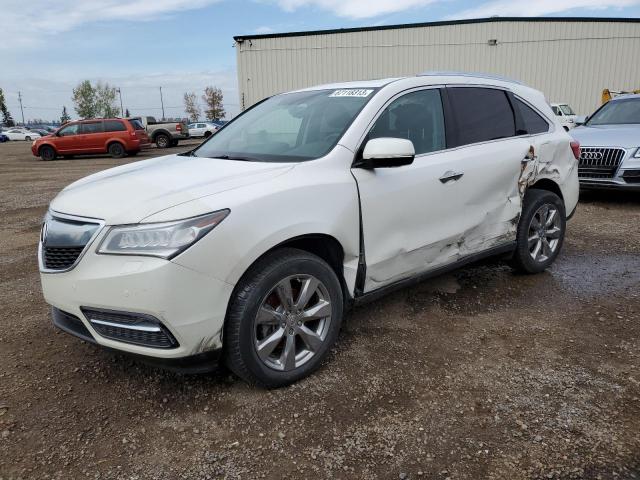 5FRYD4H87EB501290 - 2014 ACURA MDX ADVANCE WHITE photo 1