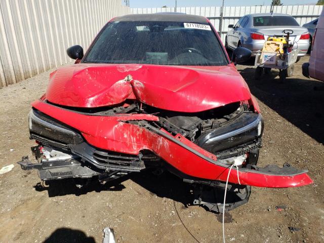 2HGFE2F5XNH515036 - 2022 HONDA CIVIC SPORT წითელი ფოტო 5