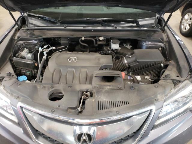 5J8TB4H7XHL031929 - 2017 ACURA RDX ADVANCE GRAY photo 12