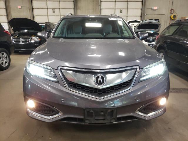 5J8TB4H7XHL031929 - 2017 ACURA RDX ADVANCE GRAY photo 5