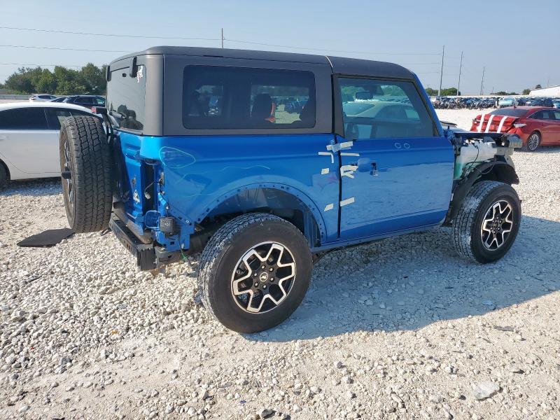 1FMDE5CPXPLB59184 - 2023 FORD BRONCO BASE BLUE photo 3