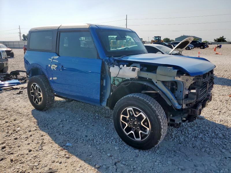 1FMDE5CPXPLB59184 - 2023 FORD BRONCO BASE BLUE photo 4