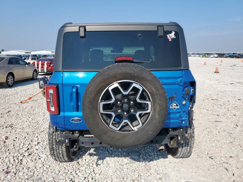 1FMDE5CPXPLB59184 - 2023 FORD BRONCO BASE BLUE photo 6
