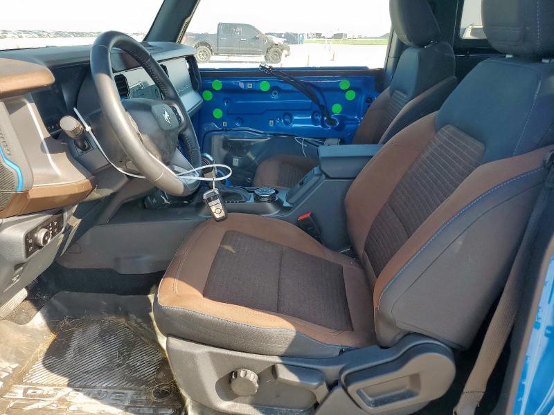 1FMDE5CPXPLB59184 - 2023 FORD BRONCO BASE BLUE photo 7