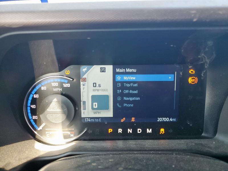 1FMDE5CPXPLB59184 - 2023 FORD BRONCO BASE BLUE photo 9