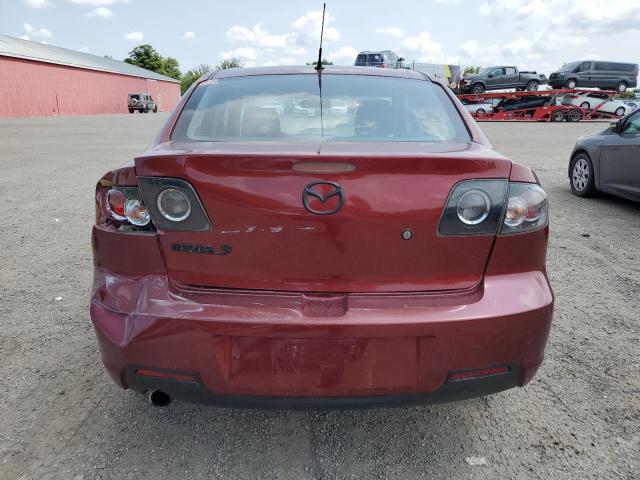 JM1BK32FX81136289 - 2008 MAZDA 3 I RED photo 6