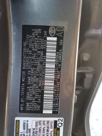 2T1KR32E95C415744 - 2005 TOYOTA COROLLA MA XR GRAY photo 13