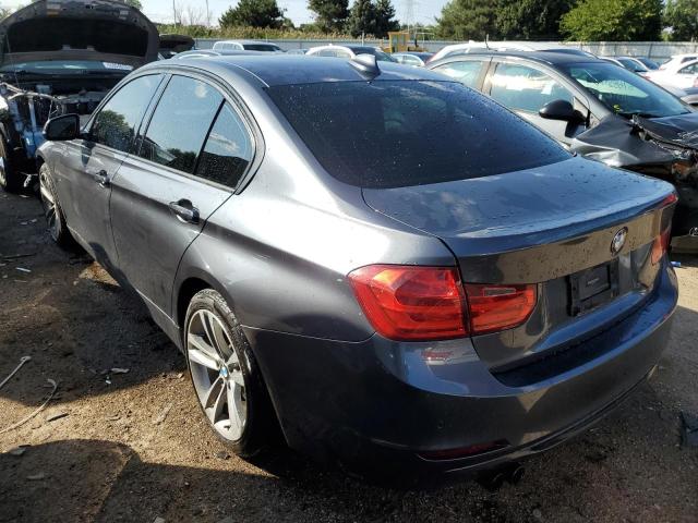 WBA3B3C5XEF544734 - 2014 BMW 328 XI GRAY photo 2