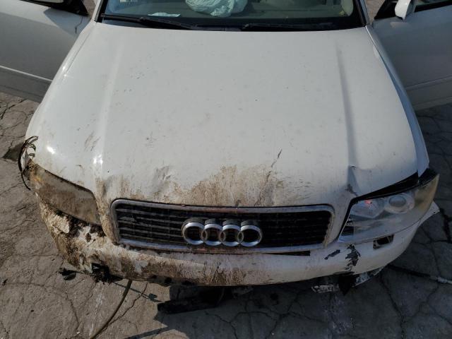 WAUJC68E45A125001 - 2005 AUDI A4 1.8T WHITE photo 11