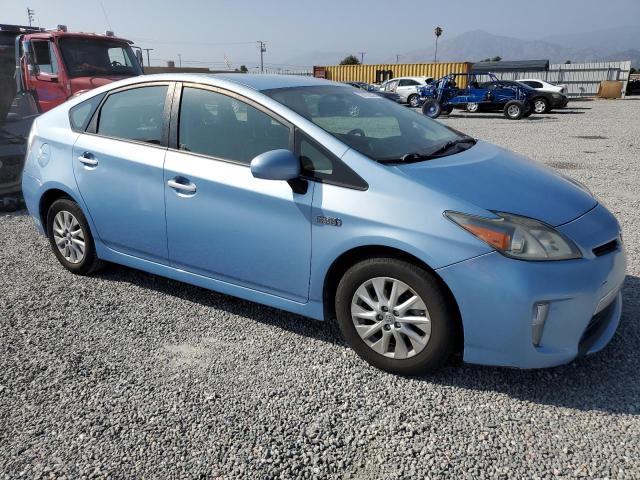 JTDKN3DP3C3011418 - 2012 TOYOTA PRIUS PLUG BLUE photo 4