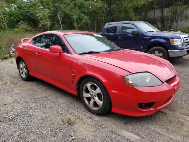 KMHHN65D76U201507 - 2006 HYUNDAI TIBURON SE RED photo 4