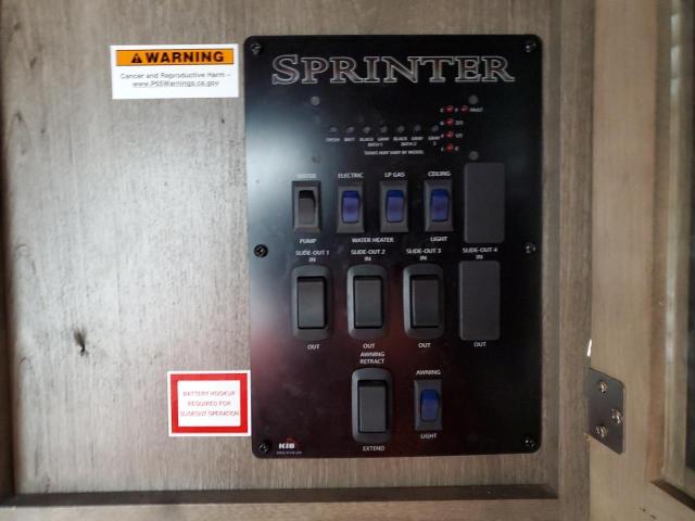 4YDF32F22K1531183 - 2019 KEYSTONE SPRINTER GRAY photo 8