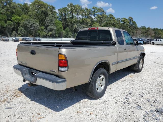 5TBRT341X2S256741 - 2002 TOYOTA TUNDRA ACCESS CAB ოქროსფერი ფოტო 3