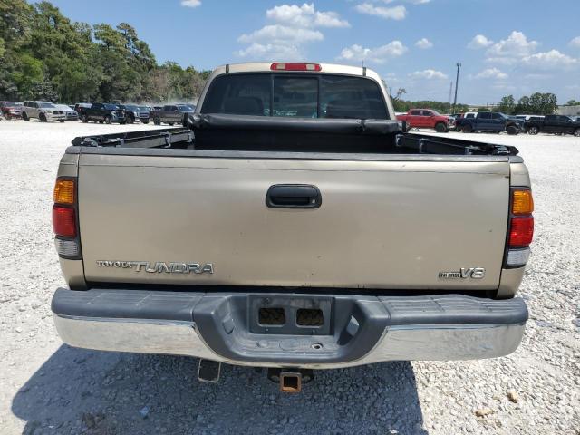 5TBRT341X2S256741 - 2002 TOYOTA TUNDRA ACCESS CAB ოქროსფერი ფოტო 6