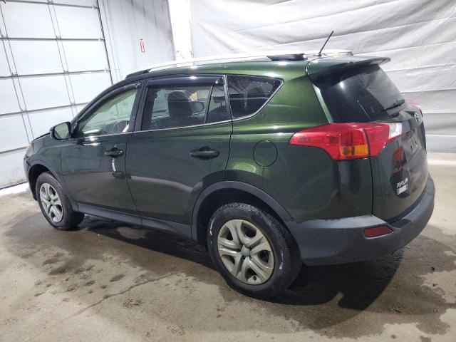 JTMBFREV6DD019702 - 2013 TOYOTA RAV4 LE GREEN photo 2