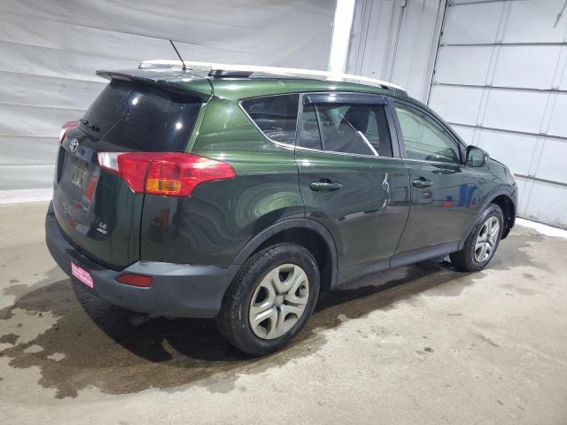 JTMBFREV6DD019702 - 2013 TOYOTA RAV4 LE GREEN photo 3