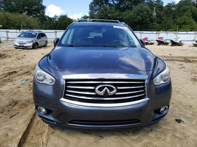 5N1CL0MM1EC529508 - 2014 INFINITI QX60 HYBRID GRAY photo 5