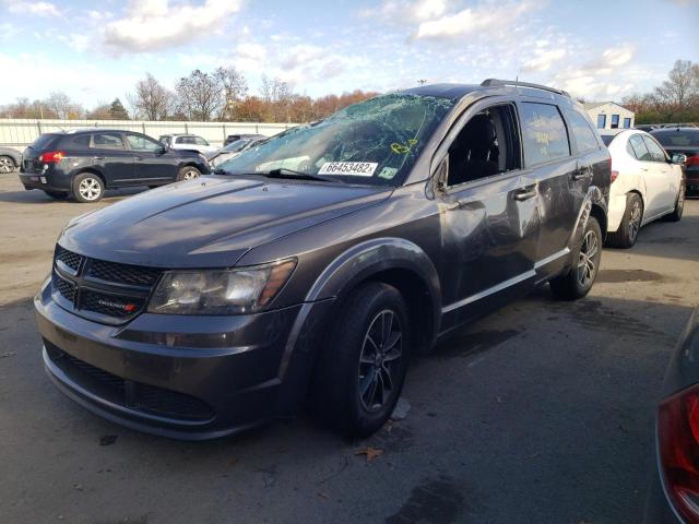 3C4PDCAB0JT429020 - 2018 DODGE JOURNEY SE GRAY photo 2