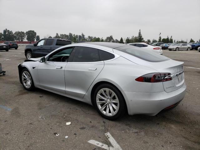 5YJSA1E21HF195481 - 2017 TESLA MODEL S Plata foto 2