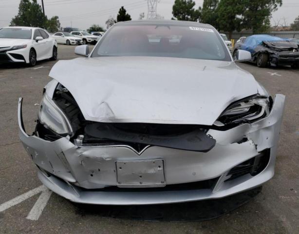 5YJSA1E21HF195481 - 2017 TESLA MODEL S Plata foto 5