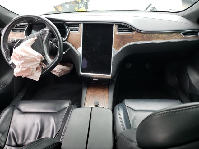 5YJSA1E21HF195481 - 2017 TESLA MODEL S Plata foto 8