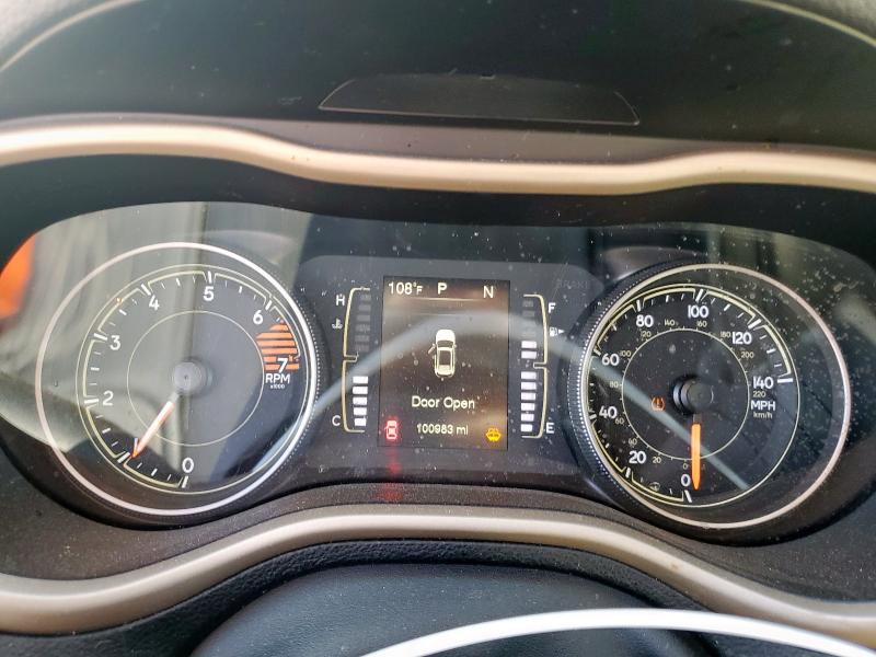 1C4PJLCB9HW586927 - 2017 JEEP CHEROKEE LATITUDE გრაფიტი ფოტო 9