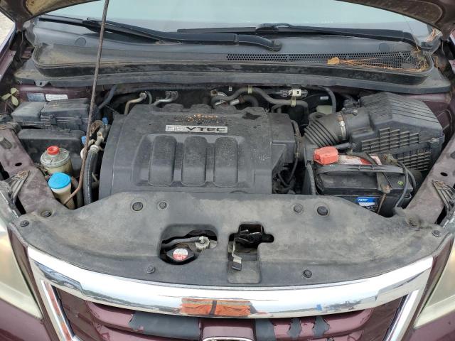 5FNRL38239B044983 - 2009 HONDA ODYSSEY LX BURGUNDY photo 12