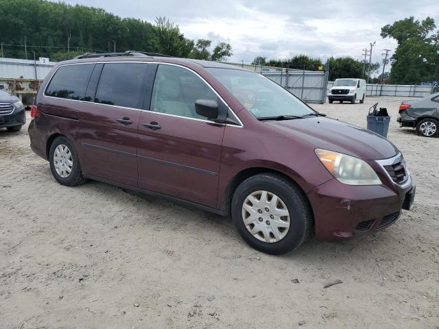5FNRL38239B044983 - 2009 HONDA ODYSSEY LX BURGUNDY photo 4