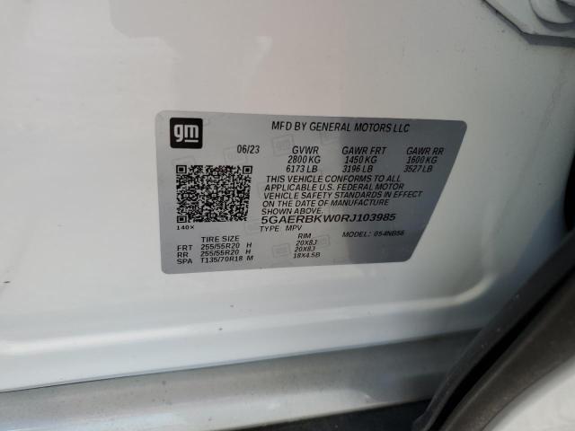 5GAERBKW0RJ103985 - 2024 BUICK ENCLAVE ESSENCE 白色 照片 13