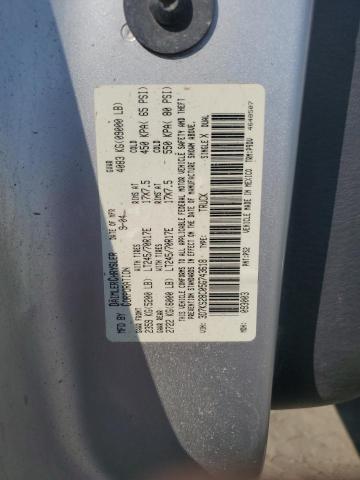 3D7KS28C05G743618 - 2005 DODGE RAM 2500 ST 银色 照片 12