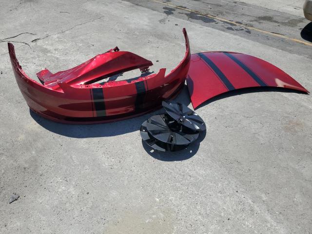 5YJ3E1EAXSF027121 - 2025 TESLA MODEL 3 RED photo 12