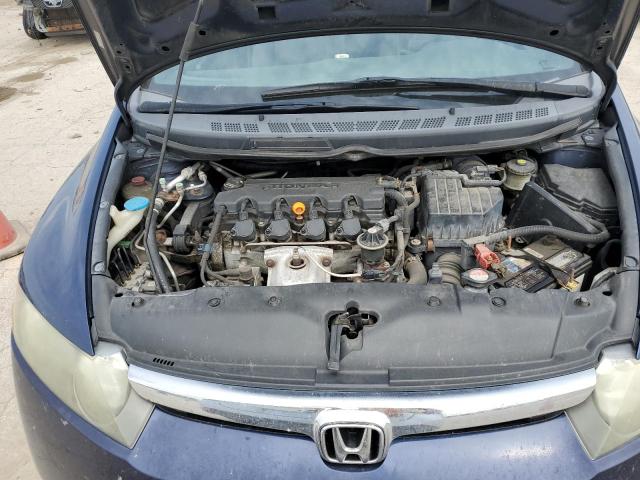 1HGFA16558L086675 - 2008 HONDA CIVIC LX BLUE photo 11