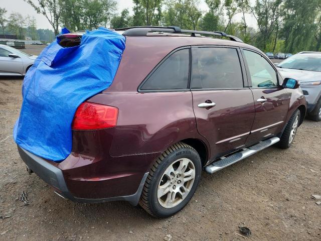 2HNYD28418H532644 - 2008 ACURA MDX TECHNOLOGY MAROON photo 3