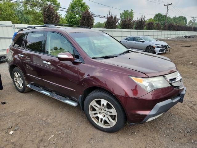 2HNYD28418H532644 - 2008 ACURA MDX TECHNOLOGY MAROON photo 4