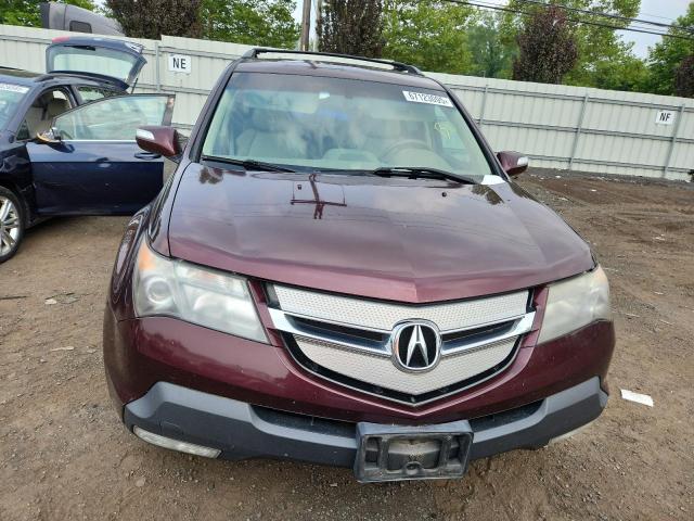 2HNYD28418H532644 - 2008 ACURA MDX TECHNOLOGY MAROON photo 5