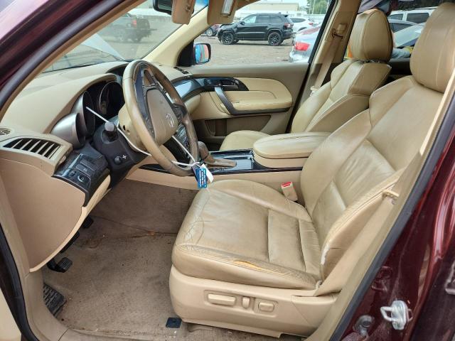 2HNYD28418H532644 - 2008 ACURA MDX TECHNOLOGY MAROON photo 7