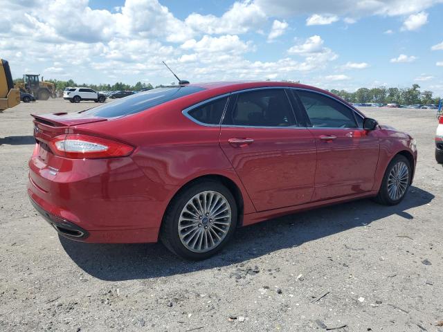 3FA6P0K99FR196777 - 2015 FORD FUSION TITANIUM RED photo 3