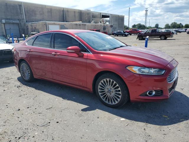 3FA6P0K99FR196777 - 2015 FORD FUSION TITANIUM RED photo 4