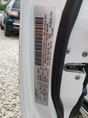 1C6RR7LT1KS651325 - 2019 RAM 1500 CLASS SLT თეთრი ფოტო 12