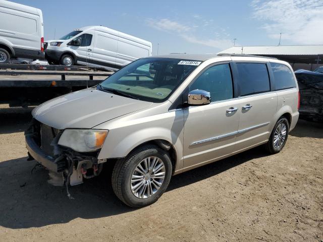 2C4RC1CG4DR532084 - 2013 CHRYSLER TOWN & COU TOURING L TAN photo 1