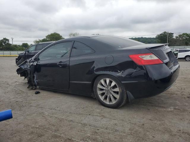 2HGFG1B86AH529322 - 2010 HONDA CIVIC EX BLACK photo 2