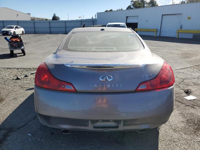 JNKCV64E18M110212 - 2008 INFINITI G37 BASE GRAY photo 6