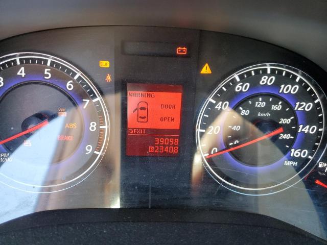 JNKCV64E18M110212 - 2008 INFINITI G37 BASE GRAY photo 9