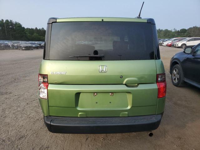5J6YH187X8L007125 - 2008 HONDA ELEMENT EX GREEN photo 6