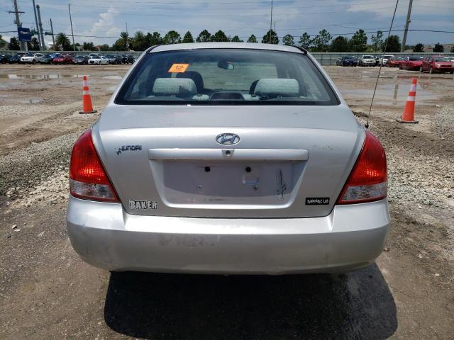 KMHDN45D82U340302 - 2002 HYUNDAI ELANTRA GLS SILVER photo 6