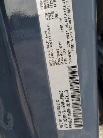 3C6MRVJG9ME549023 - 2021 RAM PROMASTER 3500 HIGH 灰色 照片 12