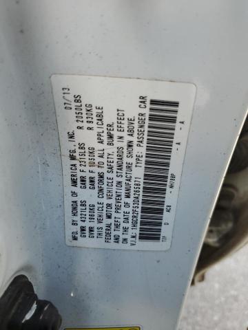 1HGCR2F53DA265871 - 2013 HONDA ACCORD SPORT Ақ фото 13