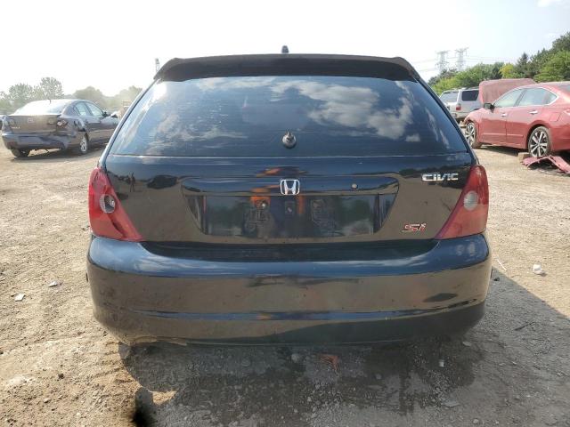 SHHEP33592U306532 - 2002 HONDA CIVIC SI BLACK photo 6