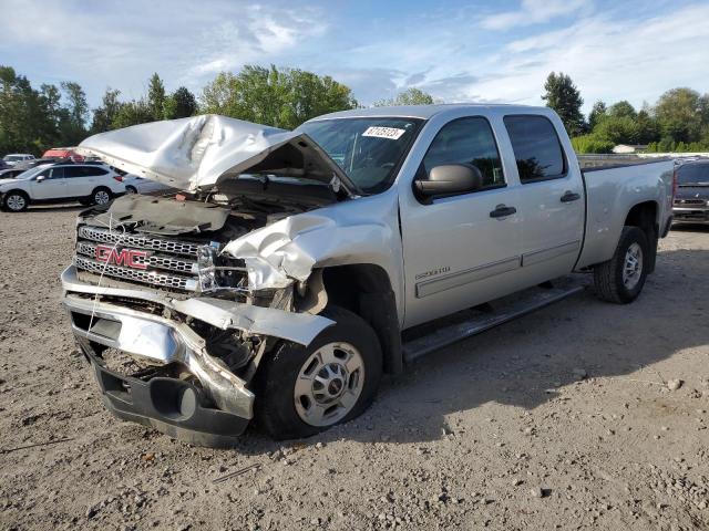 1GT120EG9EF132943 - 2014 GMC SIERRA K2500 SLE SILVER photo 1